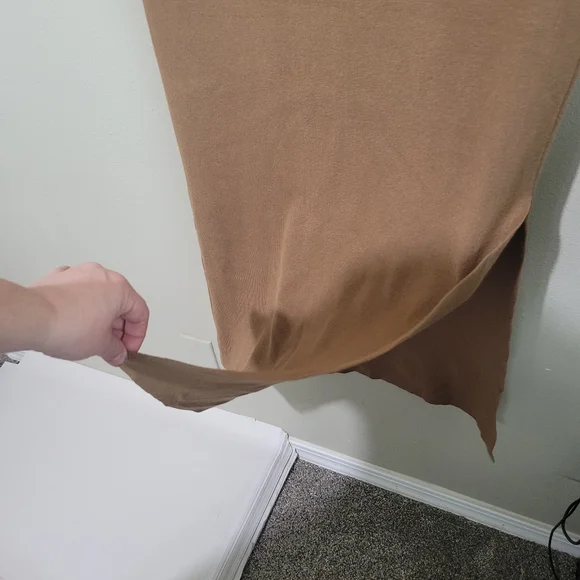 NWT House of Harlow 1960 Ribbed One Shoulder Midi Dress - Picture 3 of 5